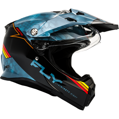 TREKKER KRYPTEK CONCEAL HELMET SLATE/BLACK/RED - Image 2