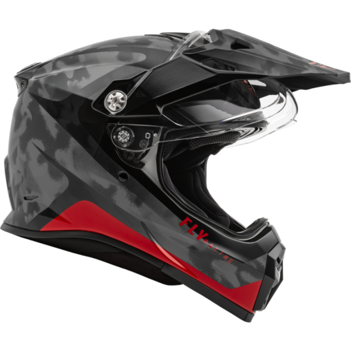 TREKKER PULSE HELMET BLACK CAMO/RED - Image 2