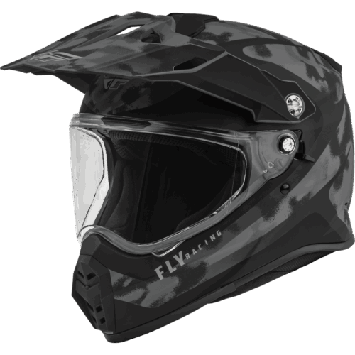 TREKKER PULSE HELMET MATTE GREY/BLACK CAMO