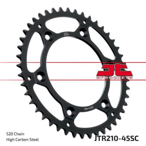REAR SPROCKET STEEL 45T-520 BETA/HON Beta 390 RS 430 RS 390 RR 430 RR 480 RR 250 RR (2T) 300 RR (2T) 350 RR 400 RR 450 RR 498 RR 2013-2021