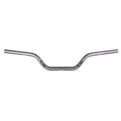 HANDLEBAR V-TWIN MOTO 1 1/8" TO 1" CONTROLS SILVER