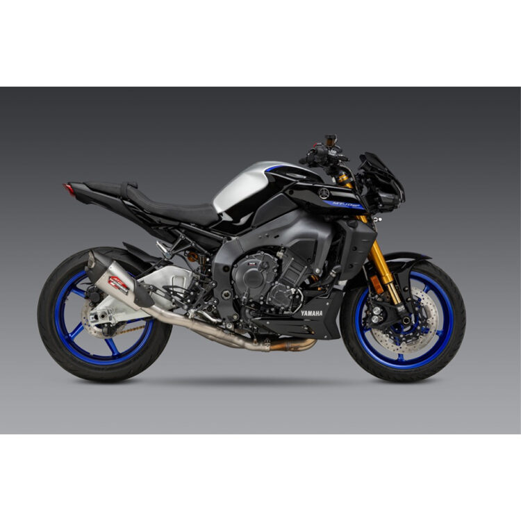 EXHAUST RACE AT2 3/4 SS-SS-CF Yamaha MT-10 2022-2024