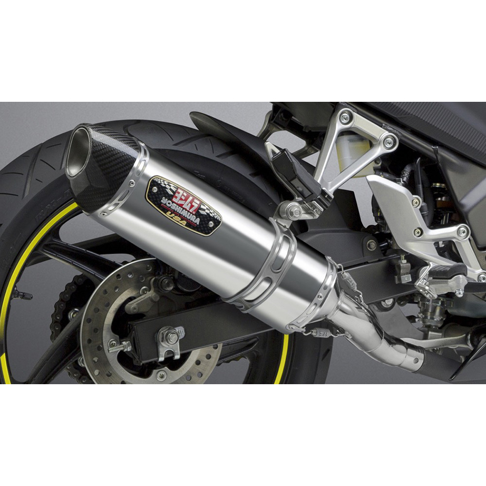 EXHAUST RACE R-77 SLIP-ON SS-SS-CF Honda CBR300R CB300F 2015-2021