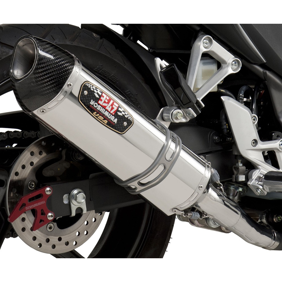EXHAUST RACE R-77 SLIP-ON SS-SS-CF Honda CBR250R 2011-2013