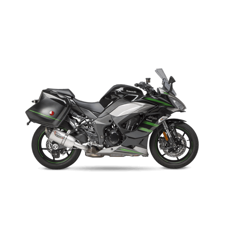 EXHAUST STREET ALPHA SLIP-ON SS/SS  Kawasaki ZX1000 Ninja H2 SX ZX1000 Ninja 1000 SX 20-23 Kawasaki ZX1000 Ninja H2 SX ZX1000 Ninja 1000 SX 2020-2023