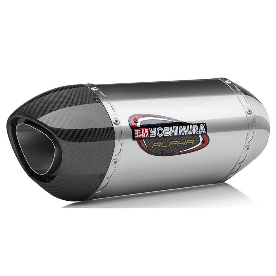 EXHAUST STREET ALPHA-T SLIP-ON SS-SS-CF