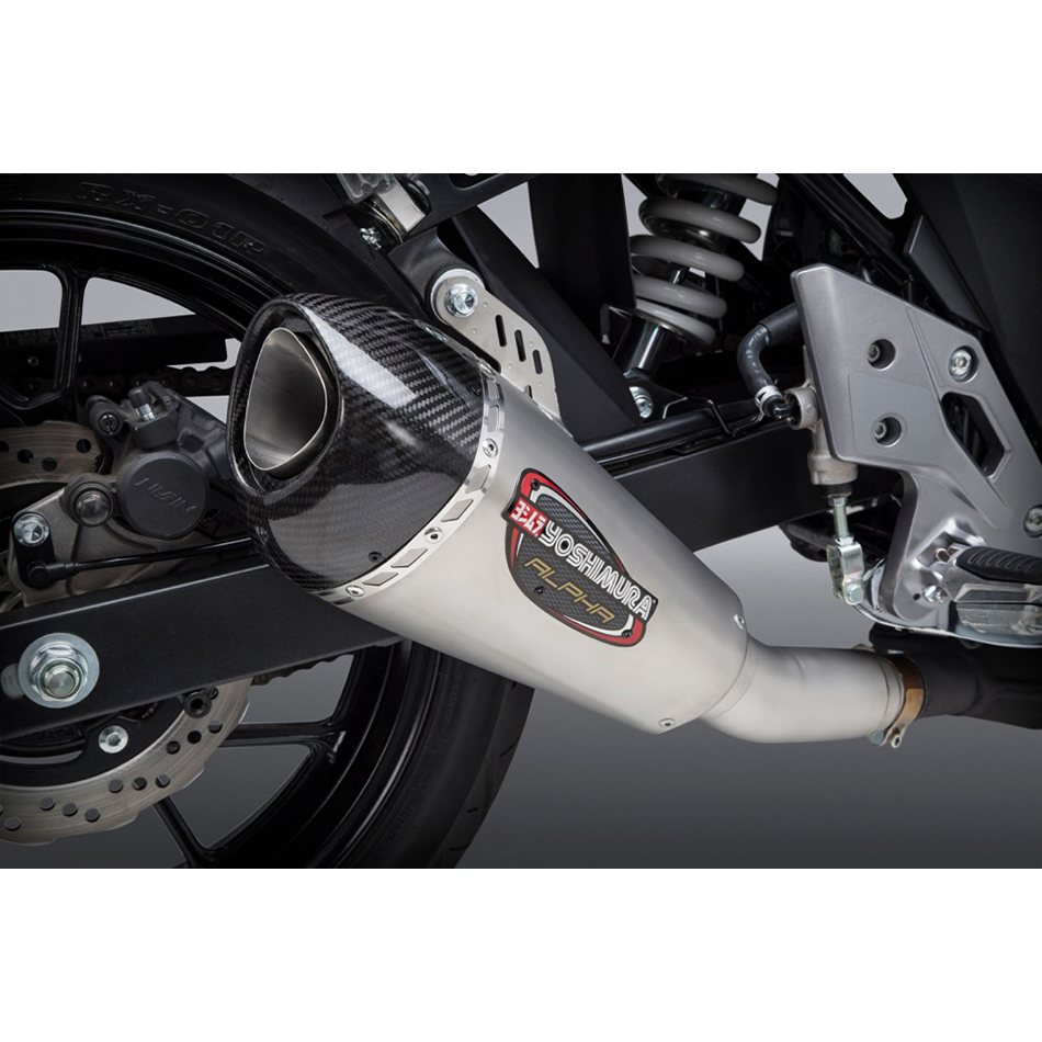 EXHAUST STREET ALPHA-T SLIP-ON SS-SS-CF Suzuki GSX250R 2018-2020
