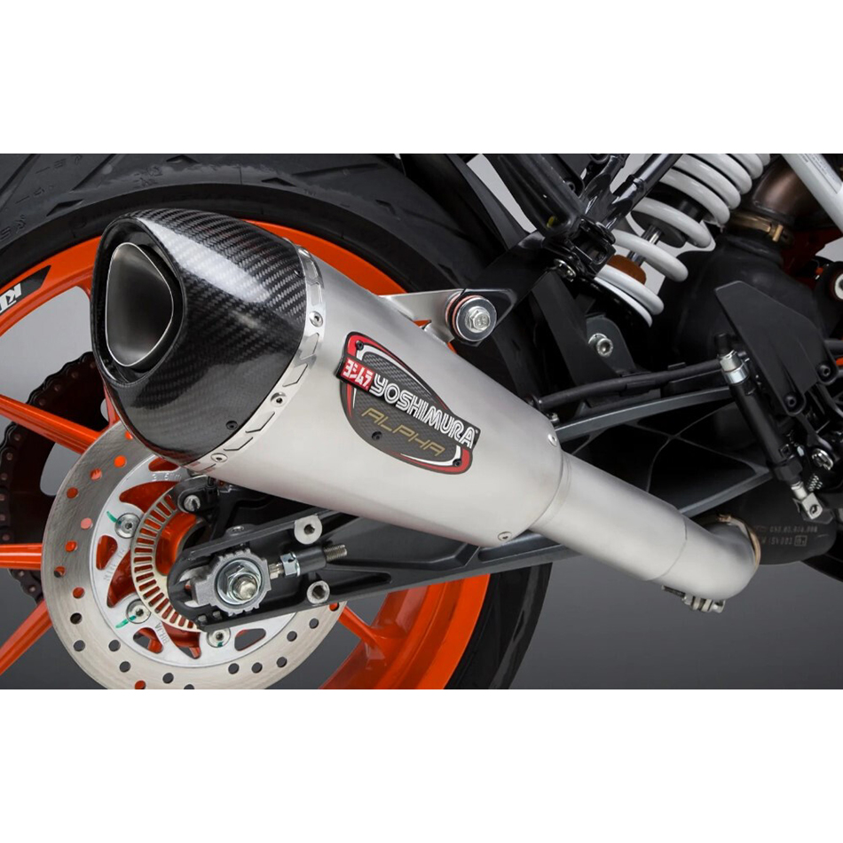 EXHAUST STREET ALPHA-T SLIP-ON SS-SS-CF WORKS KTM 390 Duke 390 RC390 RC 390 2017-2020