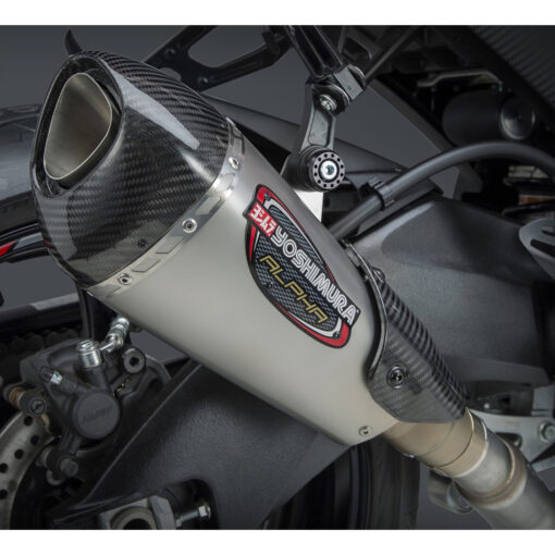 EXHAUST STREET ALPHA-T SLIP-ON SS-SS-CF WORKS Suzuki GSX-R1000 2012-2016