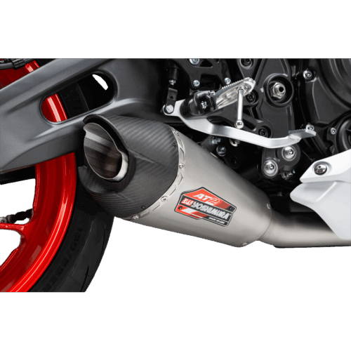 EXHAUST STREET AT2 SS-SS-CF  Yamaha MT-07 YZF-R7 18-24 Yamaha MT-07 YZF-R7 2018-2024