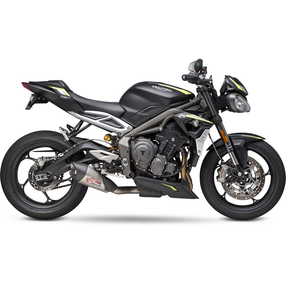 EXHAUST STREET AT2 WORKS SLIP-ON SS-SS-CF