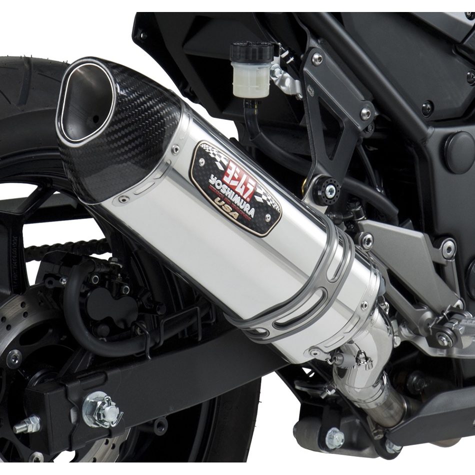 EXHAUST STREET R-77 SLIP-ON SS-SS-CF Kawasaki EX300F Ninja 300 13-17 Kawasaki EX300F Ninja 300 2013-2017