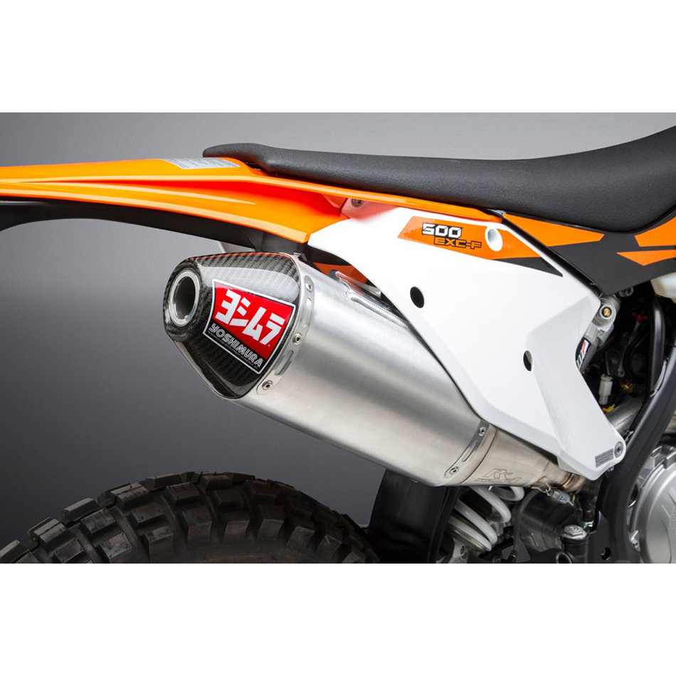RS-4 HEADER/CANISTER/END CAP EXHAUST SLIP-ON SS-AL-CF KTM Husqvarna 450 SX-F Factory Edition FC 450 500 EXC-F 450 SX-F 450 XC-F 2015-2018