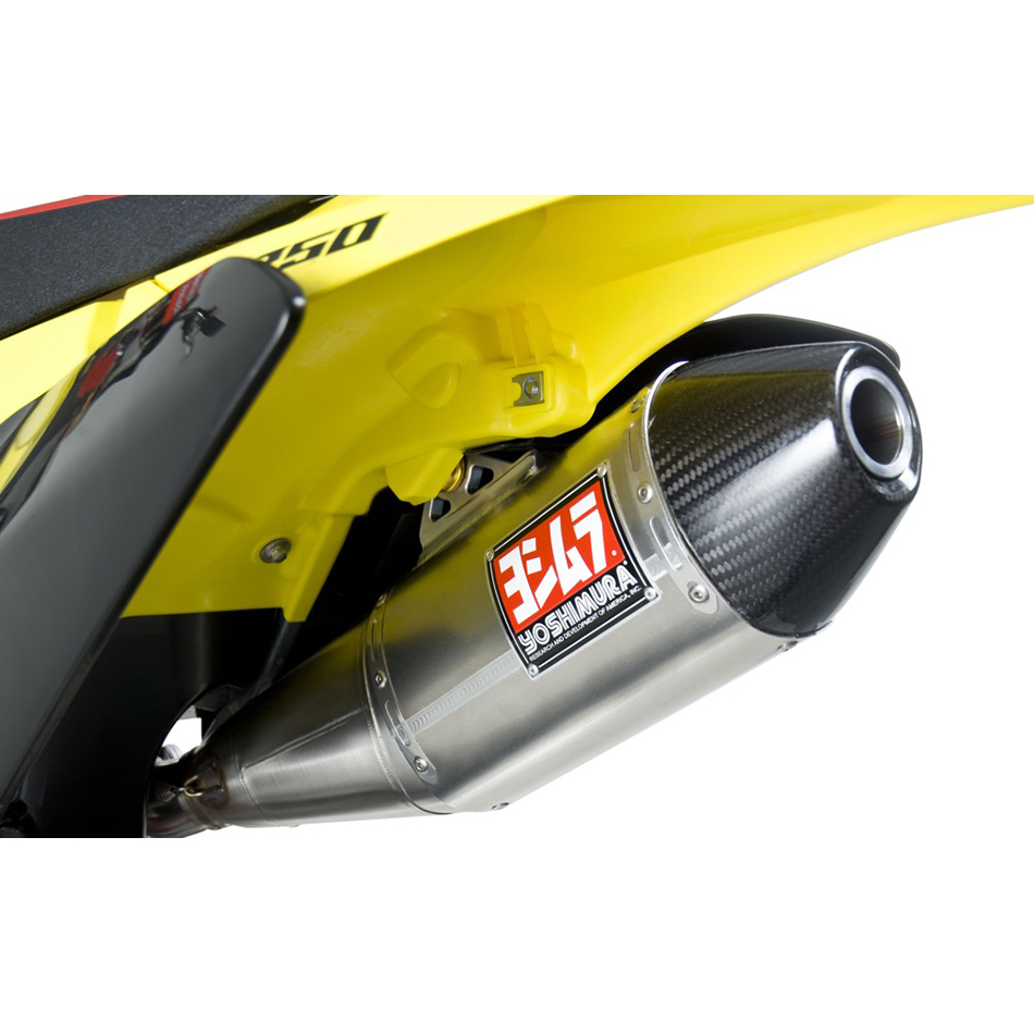 RS-4 HEADER/CANISTER/END CAP EXHAUST SLIP-ON SS-AL-CF Suzuki RM-Z250 2010-2018