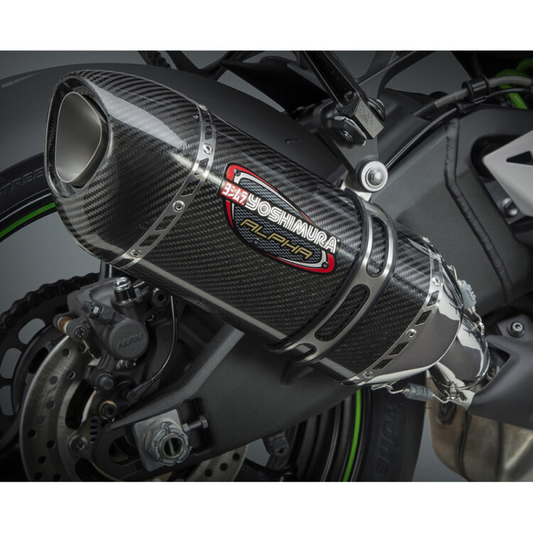 STREET ALPHA SLIP-ON EXHAUST SS-CF-CF
