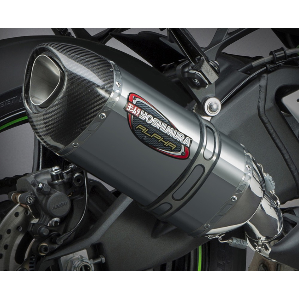 STREET ALPHA SLIP-ON EXHAUST SS-SS-CF