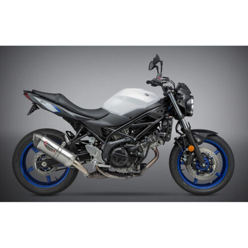 STREET ALPHA SLIP-ON EXHAUST SS-SS-CF Suzuki SV650 SV650X 2017-2023