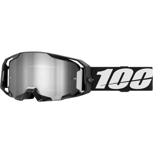 ARMATIC GOGGLE BLACK MIRROR SILVER FLASH LENS