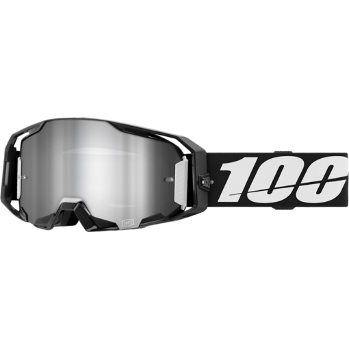 ARMATIC GOGGLE BLACK MIRROR SILVER FLASH LENS
