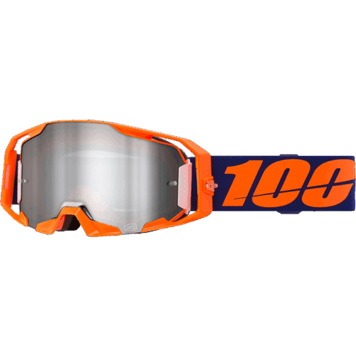 ARMATIC GOGGLE NEON ORG MIRROR SILVR FLASH