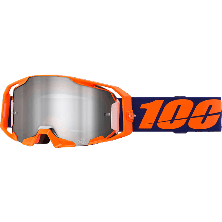 ARMATIC GOGGLE NEON ORG MIRROR SILVR FLASH