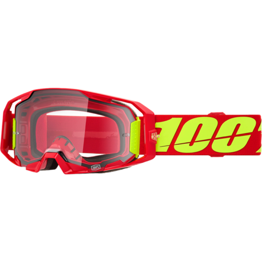 ARMATIC GOGGLE RED CLEAR LENS