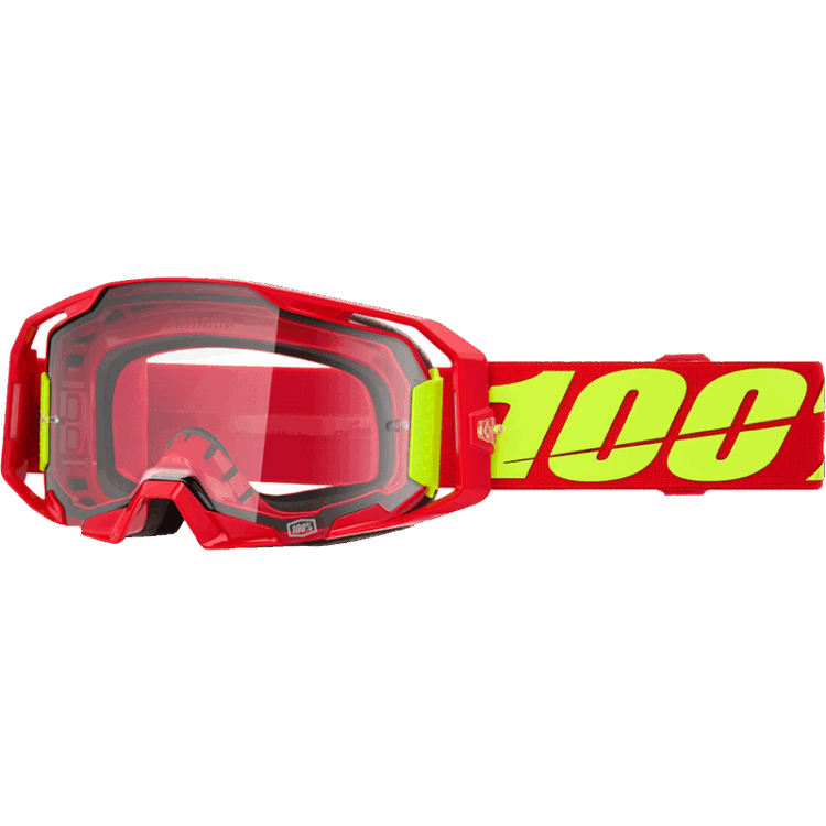 ARMATIC GOGGLE RED CLEAR LENS