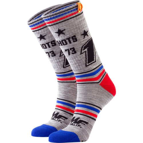 HOLESHOT SOCKS GREY HEATHER