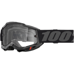 ACCURI 2 ENDURO MOTO GOGGLE BLACK CLEAR LENS