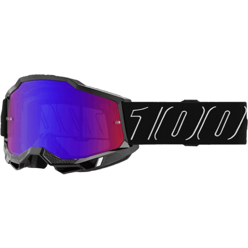 ACCURI 2 GOGGLE BLACKLINE MIRROR RED/BLUE LENS
