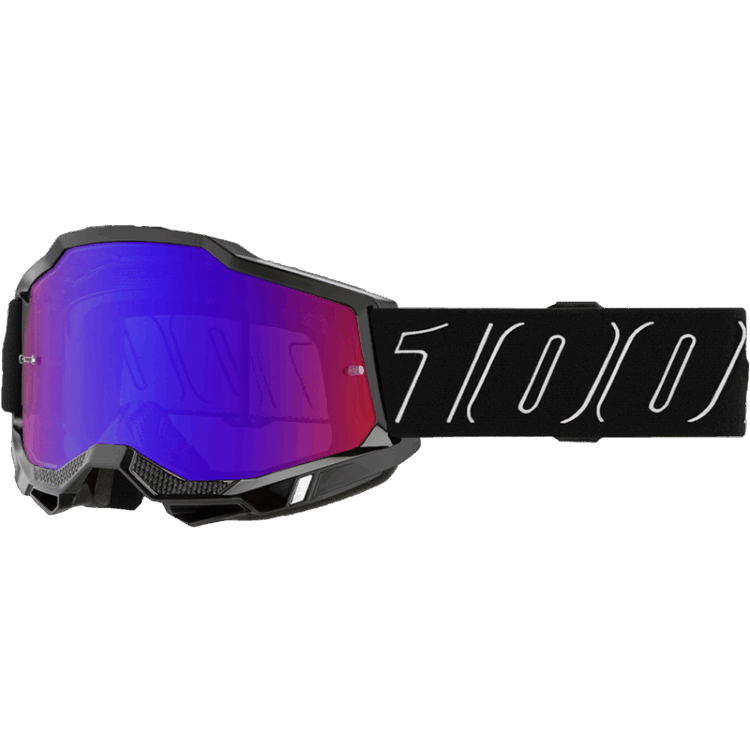 ACCURI 2 GOGGLE BLACKLINE MIRROR RED/BLUE LENS