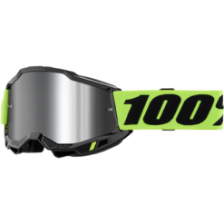 ACCURI 2 GOGGLE NEON YELLOW MIRROR SILVER LENS