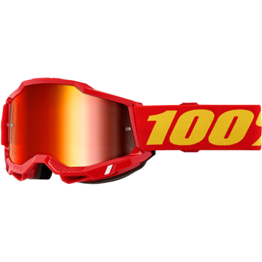 ACCURI 2 GOGGLE RED MIRROR RED LENS