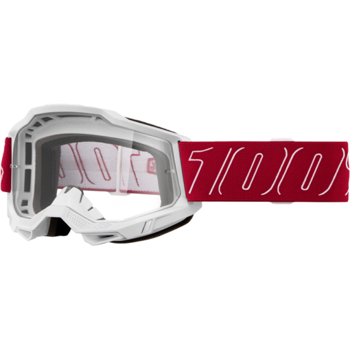 ACCURI 2 GOGGLE REDLINE CLEAR LENS