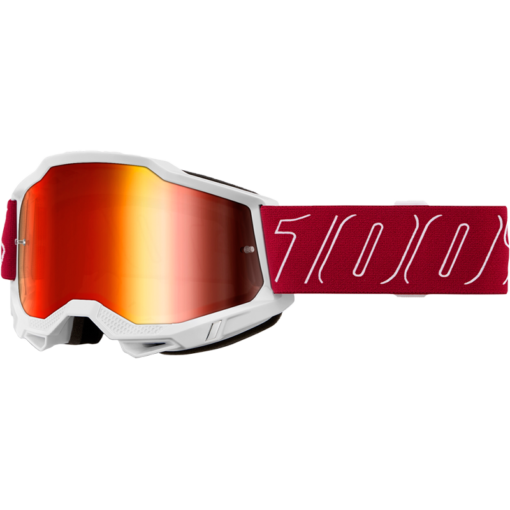 ACCURI 2 GOGGLE REDLINE MIRROR RED LENS