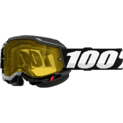 ACCURI 2 SNOWMOBILE GOGGLE BLACK YELLOW LENS