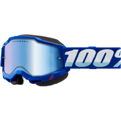 ACCURI 2 SNOWMOBILE GOGGLE BLUE W/BLUE MIRROR LENS