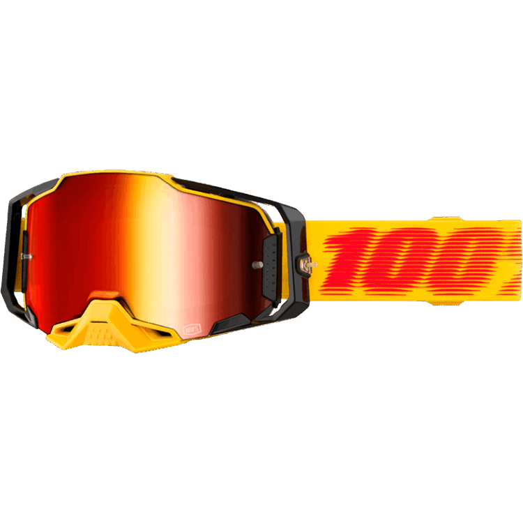 ARMEGA GOGGLE TETSU MIRROR RED LENS