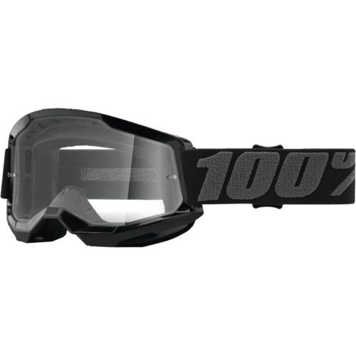 STRATA 2 GOGGLE BLACK CLEAR LENS