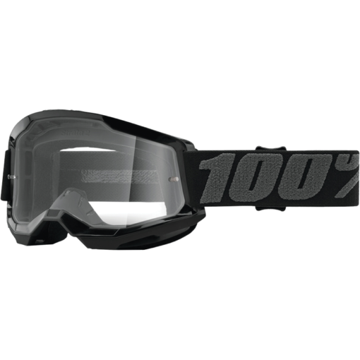 STRATA 2 GOGGLE BLACK CLEAR LENS