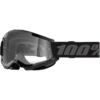 STRATA 2 GOGGLE BLACK CLEAR LENS
