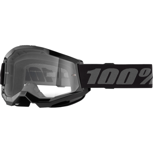 STRATA 2 GOGGLE BLACK CLEAR LENS