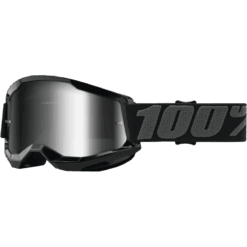 STRATA 2 GOGGLE BLACK MIRROR SILVER LENS