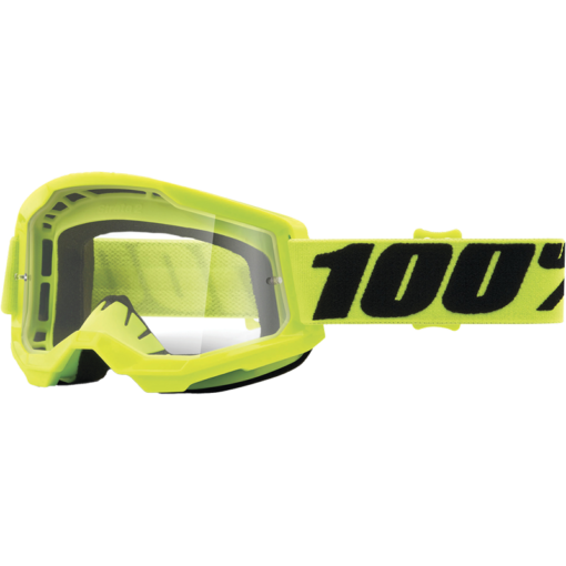 STRATA 2 GOGGLE FLUO YELLOW CLEAR LENS