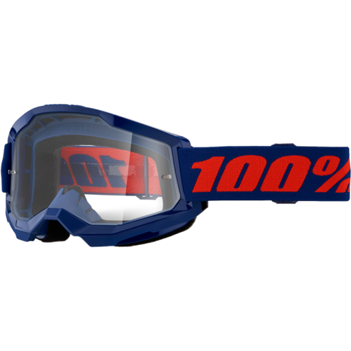 STRATA 2 GOGGLE NAVY CLEAR LENS