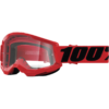 STRATA 2 GOGGLE RED CLEAR LENS