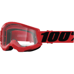 STRATA 2 GOGGLE RED CLEAR LENS