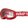 STRATA 2 GOGGLE RED CLEAR LENS
