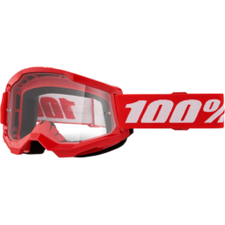 STRATA 2 GOGGLE RED CLEAR LENS