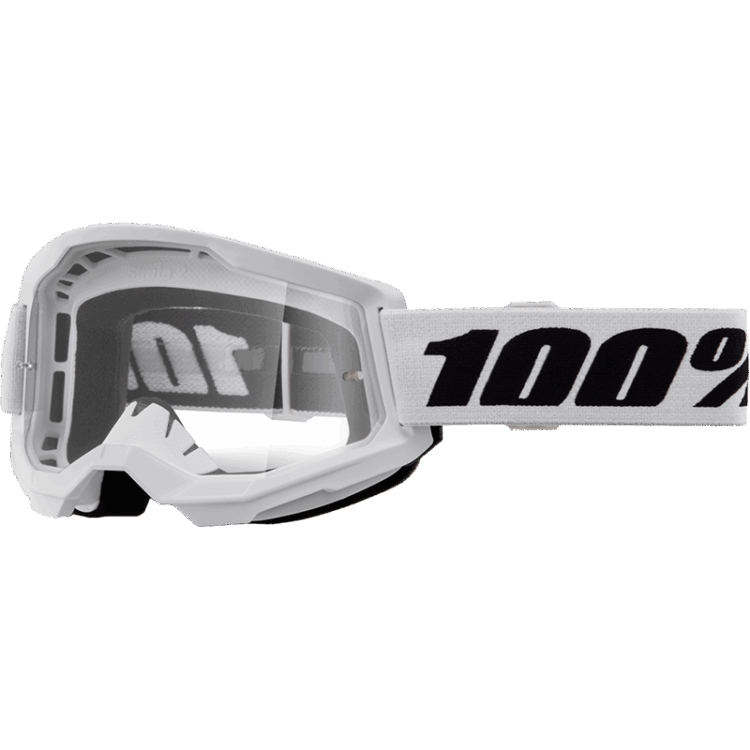 STRATA 2 GOGGLE WHITE CLEAR LENS